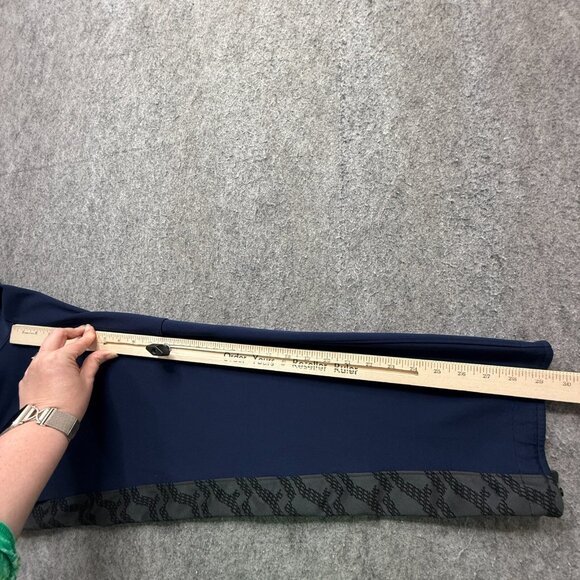 Nike Training Pants Men Small Blue Gray Fleece 29" Ripcord Adjustable Leg 535695 - Picture 14 of 16